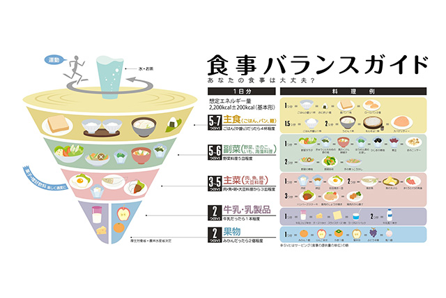 食事バランスガイド 画像
