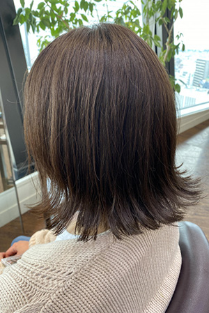 60代に人気の白髪染め・ヘアカラー色③「ブラウン」