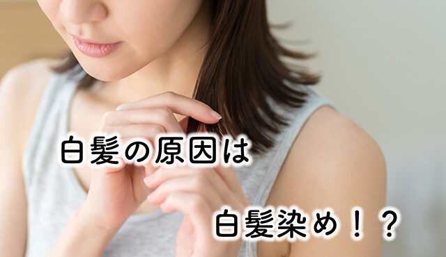 白髪染め 白髪 増える