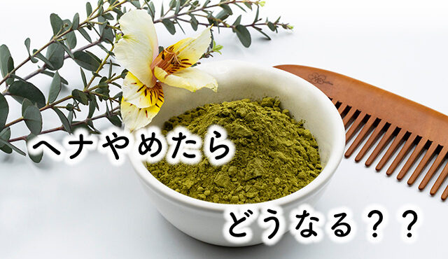 ヘナ　やめた